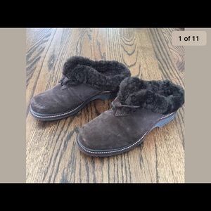 L.L. Bean Suede Clogs - Women’s Size 6.5M - OBNU9